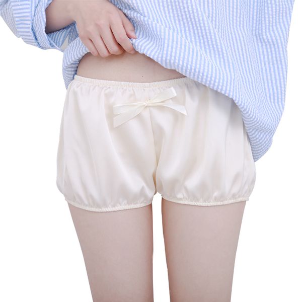 

summer pants lolita pumpkin tencel pants summer loose leggings satin silk girls, Black