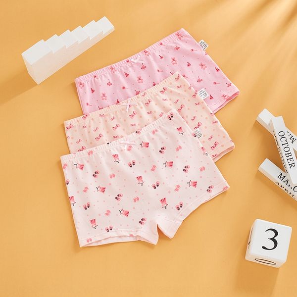 

langxiang girl pure cotton children's baby boxer under underwear underpants underwear student boxer pants children's shorts, Camo