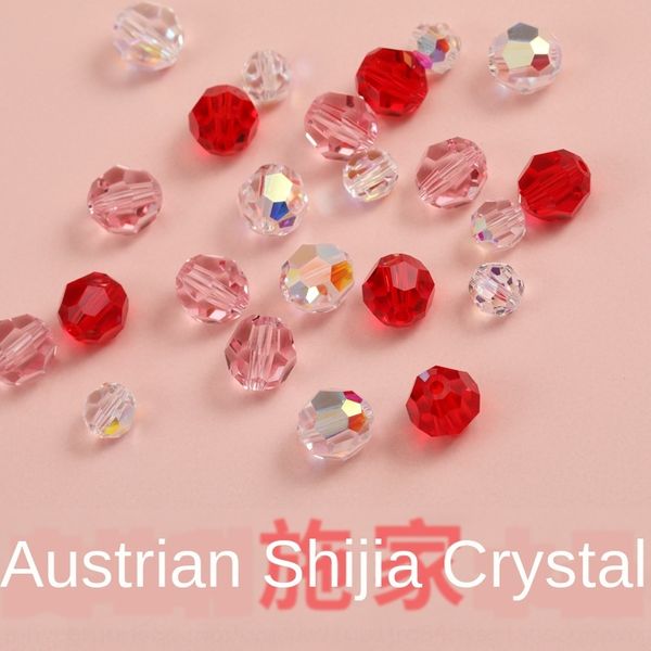 

jrliu austrian earth crystal scattered separated beads shijia element ab diy beads beaded beaded color diy string bracelet eardrop accessori, Silver