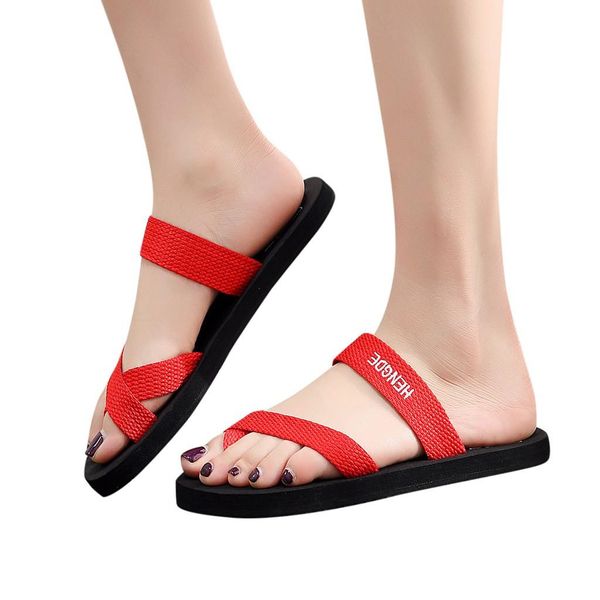 

sleeper #p501 2019 new fashion summer women sandals non-slip flip flops sandals flat beach slippers shoes ing, Black