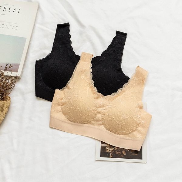 

bizheng] lace gathered non-trace vest beautiful back non-steel ring underwear female underwear bra lace bra 3755, Camo