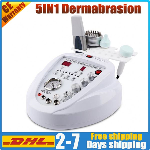 

new multifunctional 5 in 1 microdermabrasion bio microcurrent pn ultrasonic skin scrubber face lift skin rejuvenation salon spa beauty