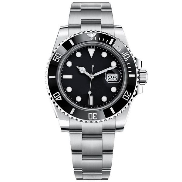 

military men watch sapphire waterproof automatic mechanical ceramic bezel all stainless steel sliding buckle strap classic watches