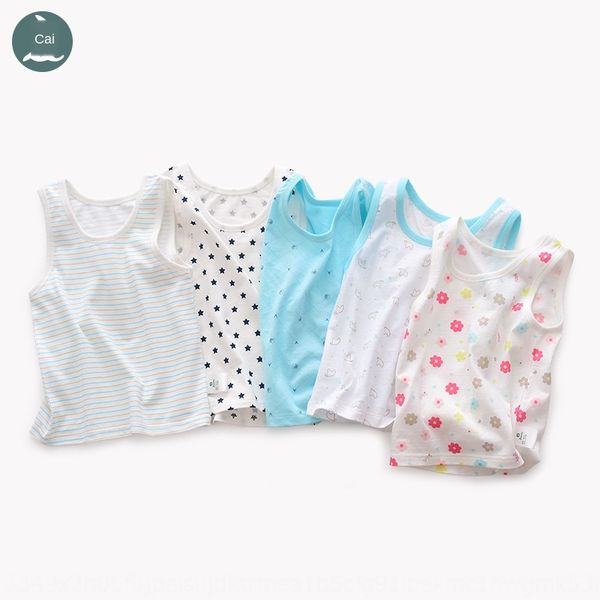 

fkeyt shengzhe card cotton children's sleeveless elastic pilling baby base inside shengzhe card cotton children's sleeveless elast, Blue
