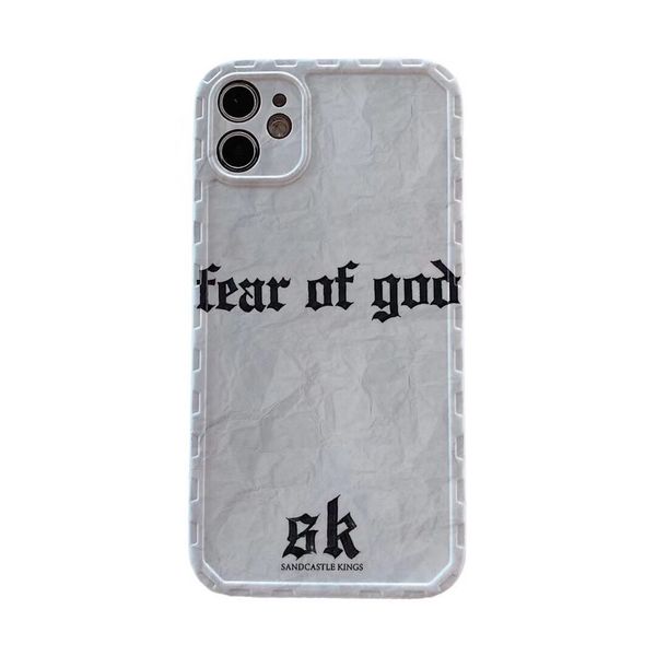 

streetwear designer phone case for iphone 11 pro xs max xr x 7 8 plus clear cover