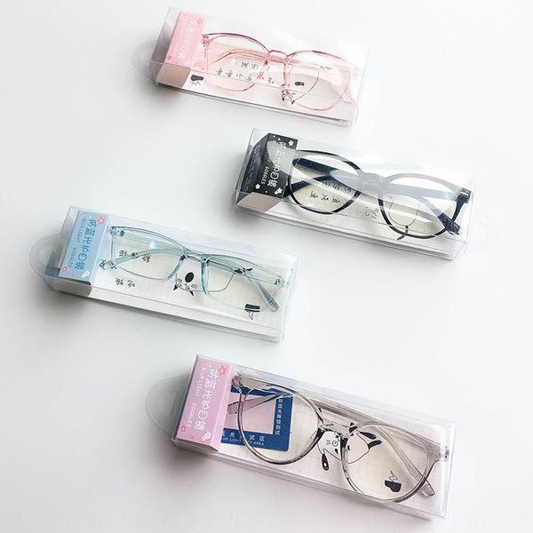 

cartoon cute anti-blue case case transparent hipster glasses gift fashion personalized glasses box korean packaging box