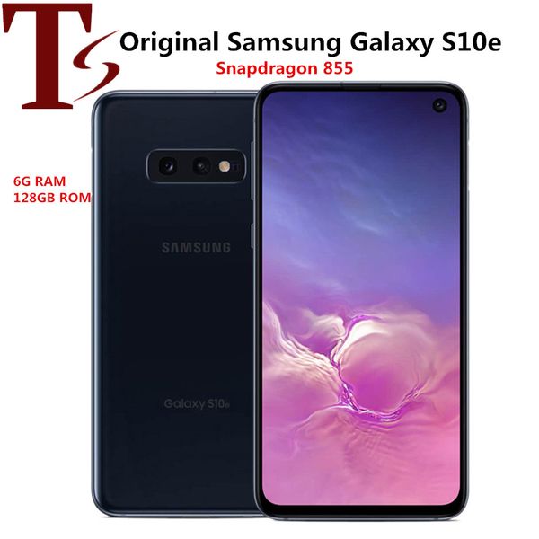 

refurbished samsung galaxy s10e g970u octa core snapdragon 855 lte unlocked android smart phone 5.8" 16mp&12mp 6gb ram 128gb rom nfc 1p