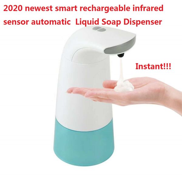 

2020 smart rechargeable infrared sensor automatic hand sanitizer dispensers liquid soap dispenser for home garden drop shipping