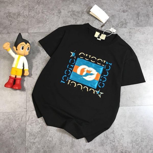 

лето 2020g париж мода одежда футболки мужские женские tshirts одежда толстовка letters вышивки с коротким рукавом повседневная tee размер s, Black;green