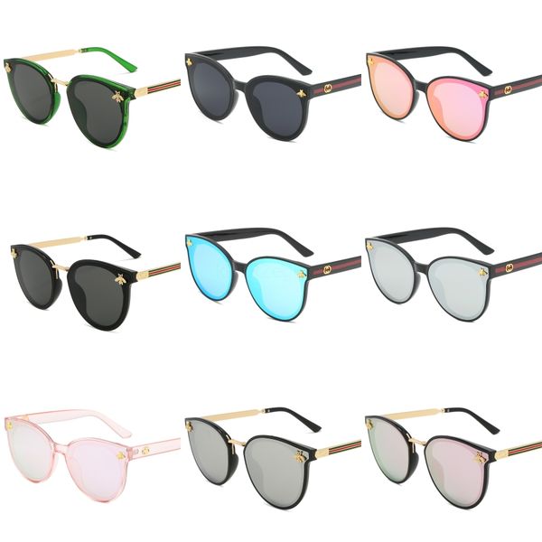 

6 style cute baby cat eye sunglasses kids animal cartoon uv400 sun glasses children eyewear glasses for girls&boys gift dc262#211, White;black