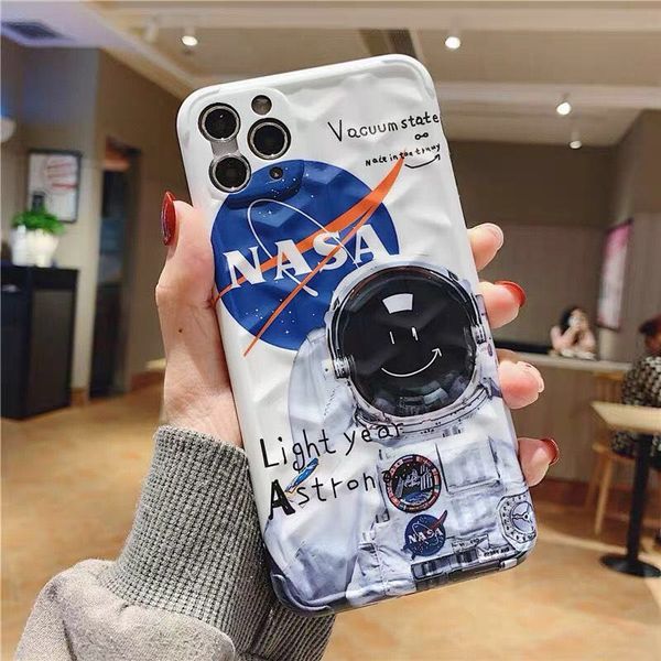 

nasa astronaut phone case for iphone 11 pro xs max xr x 6 7 8 plus