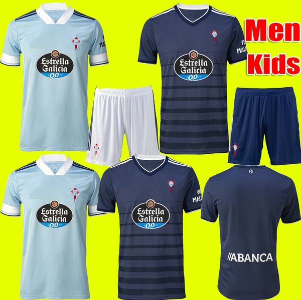 

men kids 20 21 celta vigo soccer jerseys iago aspas 2020 2021 celta de vigo rafinha camiseta de futbol s.mina football shirt, Black;yellow
