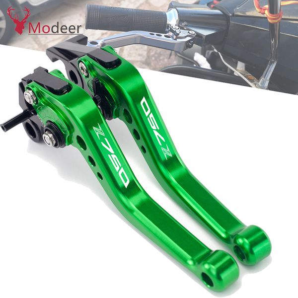 

короткие тормозные рычаги сцепления для z750 2007-2012 z750s 2006-2008 мотоцикл аксессуары регулируемое 9 цвет чпу логотип z 750 / s