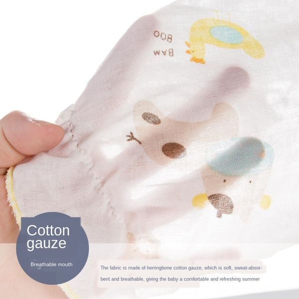 

newborn baby tire cap sun hat thin gauze boys' tire cap 6 girls' newborn baby hat of 0-3 months old, Yellow