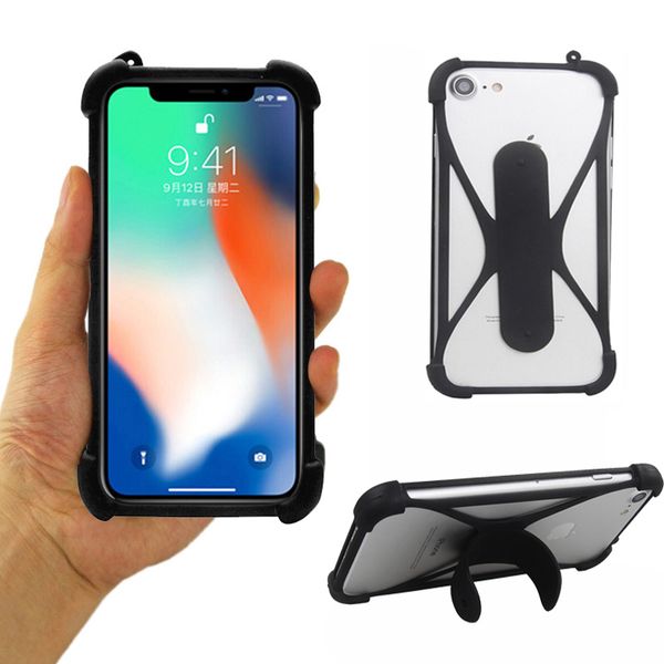 

universal soft silicone bumper cell phone holder case for meizu c9 pro case