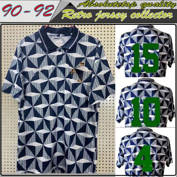 

retro 1990-92northern ireland soccer jerseys futbol camisas vintage football camiseta classic shirt kit maillot maglia, Black;yellow