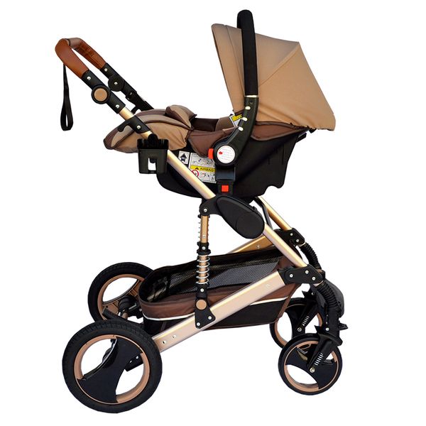 

ready to ship red color baby stroller 3 in 1 and car seat