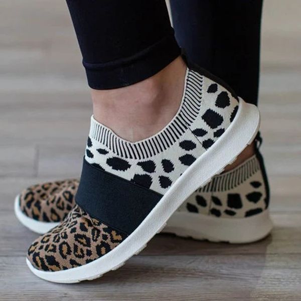 

puimentiua женские flats скольжению на leopard кожа pu non скольжение вскользь ботинки женщин женский неглубоко платформа женская обувь, Black