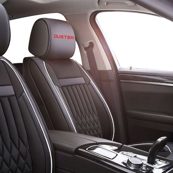 

автомобиль наволочки для dacia duster pu кожаный подголовник автомобиля украшение обложка
