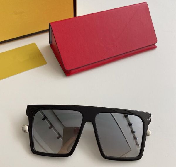 

2020 classic square frame high-definition lens and the metal large f casting temples are full of personality ff0391/s, White;black