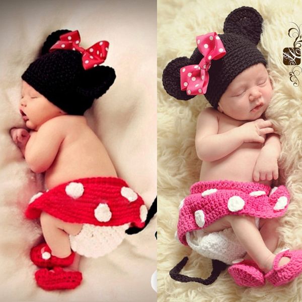 

knittedfour части 100-дневной ребенок фотографий ребенок ручной шерсти шляпы фотостудия из четырех чехлов комплекта из 4 реквизита набор из, Yellow