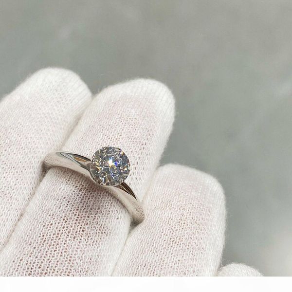 

есть штамп 925 стерлингового серебра коготь 1-3 карат алмазов кольца moissanite женские жениться помолвки свадебные наборы пандора стиль под, Golden;silver