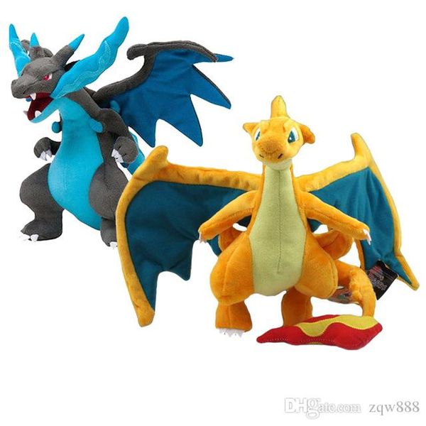 

9" 23 cm 2 styles mega evolution x&y charizard plush toys soft stuffed doll kids gift nopo005