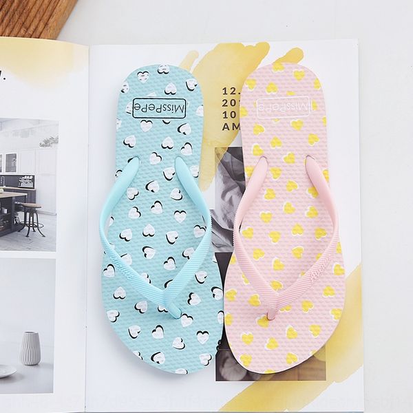 

8qwjx summer new flip-flops and herringbone slippers women's outdoor students korean style sandals ins trendy internet red non-slip soc