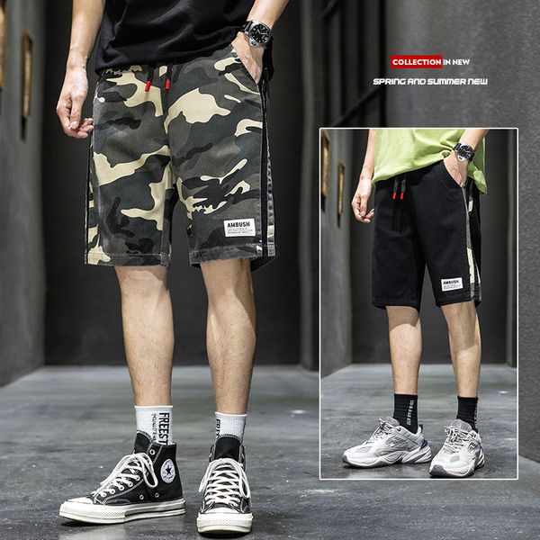 

летние шорты мужчины камуфляж 2020 новый грузовой шорты повседневная спортивная короткие sweatpants мужской streetwear 5xl pantalon корто ho, White;black