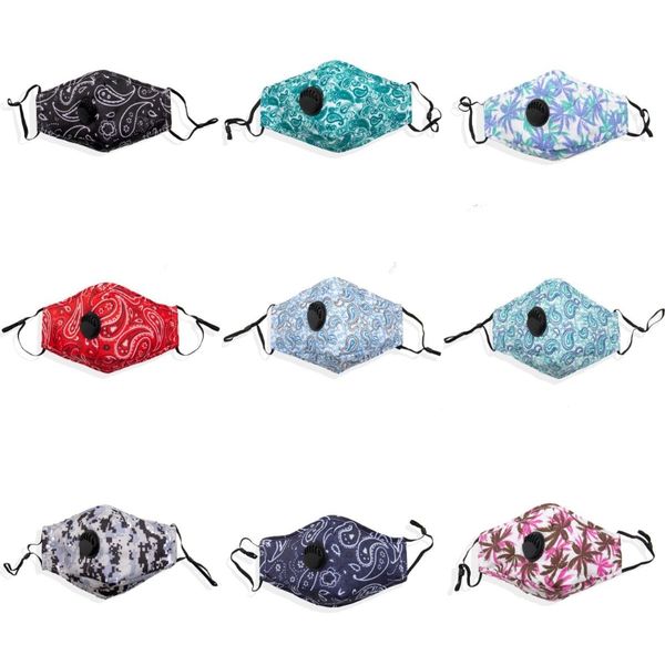 

mens face mask cotton cartoon womenren face masks with breathe valve breather valve anti dust masks dustproof protective designer masks f#81, Black