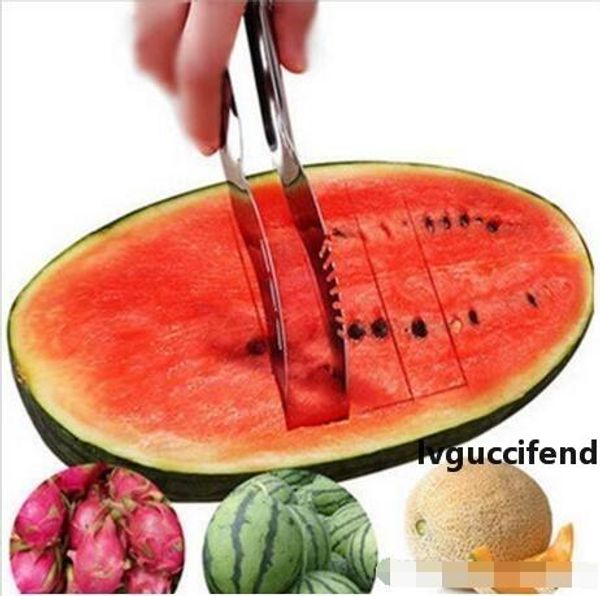 

watermelon slicer stainless steel fruit peeler useful & smart kitchen gadget