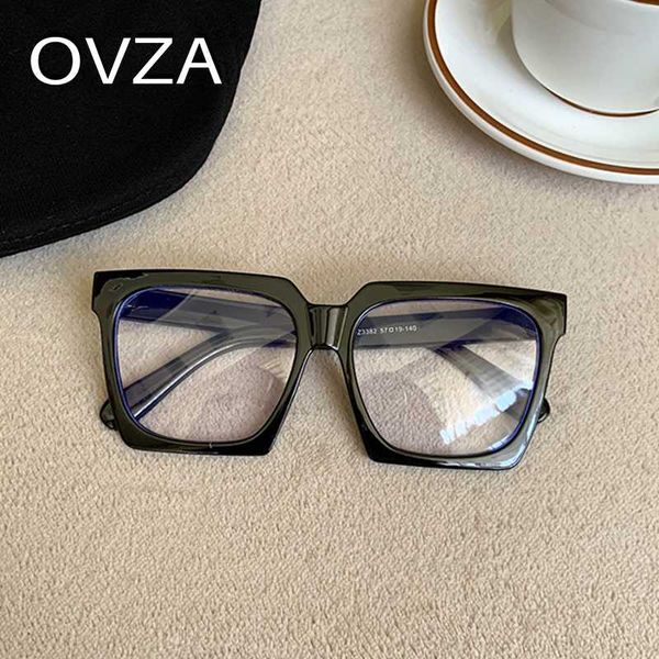 

ovza fashion mens sunglasses brand designer women sun glasses square large frames uv400 lens s7010, White;black