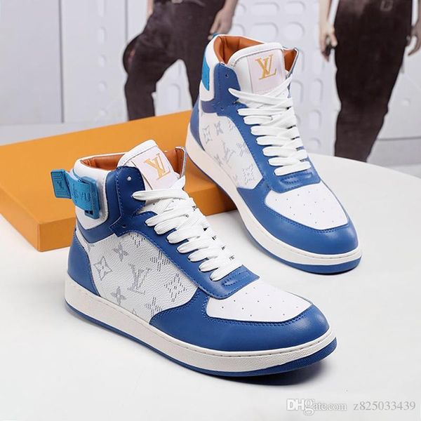 

winter mens shoes high -breathable footwears trainers with box chaussures pour hommes rivoli sneaker boot mens shoes casual l558 luxury