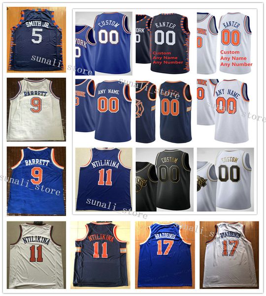

printed men julius 30 randle bobby 1 portis rj 9 barrett frank 11 ntilikina dennis 5 smith jr. ignas 17 brazdeikis kevin 20 knox ii jerseys, Black;red
