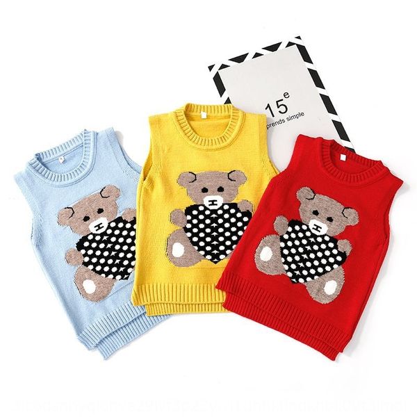 

tfyxp jinyong garden collarsweater knitted sleeveless jinyong vest children's clothing clothing children's garden collarsweater kn, Blue