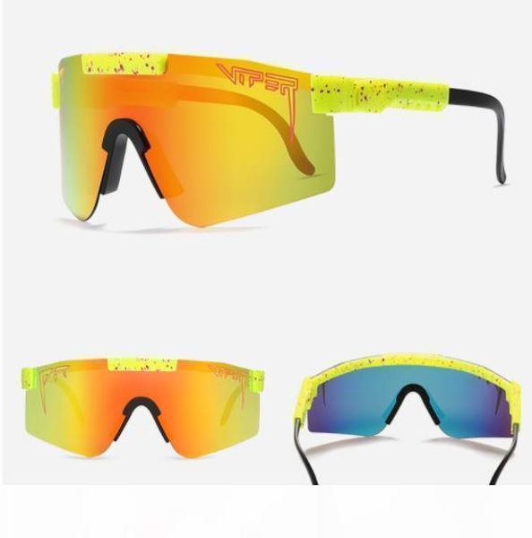 

i luxury designer sunglasses pit viper large frame riding sunglasses colorful full plated real film polarized sunglasses, White;black