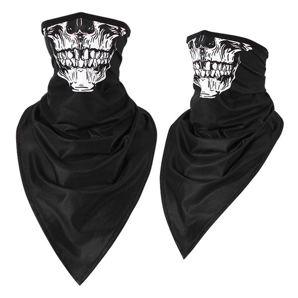 

мужчины девушки дышащий спорт красный череп бандана scary face ski треугольный шарф рыбалка туризм бег шеи gaiter обложка повязка thin, White;black