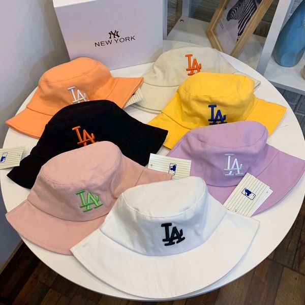 

cloth blended pure color letters bucket hat 7 color fashion fold able caps black luxury sun visor folding cap, Blue;gray