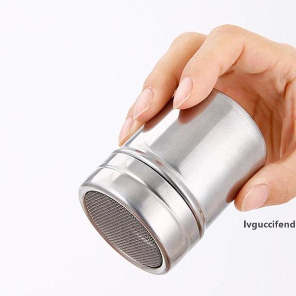 

stainless steel seasoning can sugar box kitchen tool salt pepper pot bbq condiment cruet storage box seasoning bottle f20173514