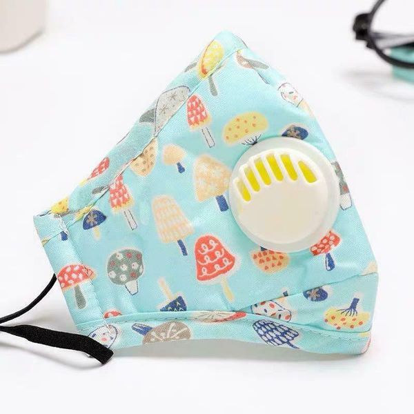 

toddler child reusable cloth mask with breathing valve and pm2.5 filter