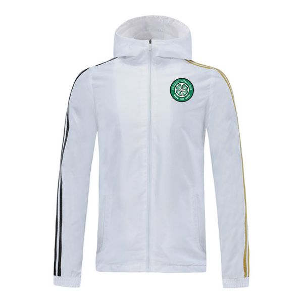 

celtic fc 20/21 hoodie windbreaker jackets 2020 2021 celtic hoodies sports hooded jackets hooded zipper winter coat running jackets, Black;red