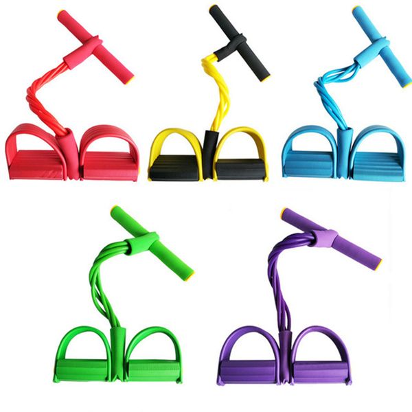 

resistance bands 4 resistanc elastic pull ropes ehome gym sport training xerciser rower belly band for fitness equipment