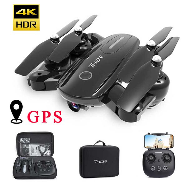 

kakbeir rc quadcopter gps 4k drone optical flow hd 1080p camera professional aircraft folding drones 500m toys for kid gift