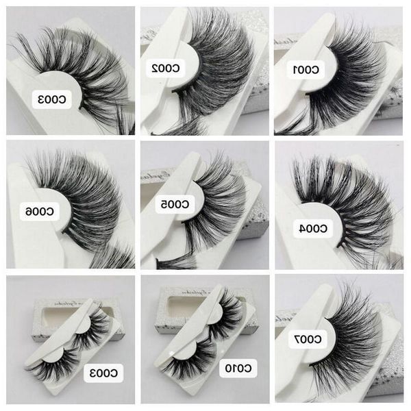 

false eyelashes 10/20/50/100pcs multilayers handmade 30mm lashes 100% mink hair wispy fluffy thick long eye makeup