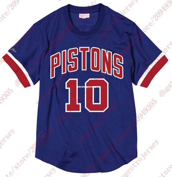 

custom #10 dennis rodman mitchell & ness mesh jersey shirt mens stitched blue summer tee basketball jerseys ncaa, Gray
