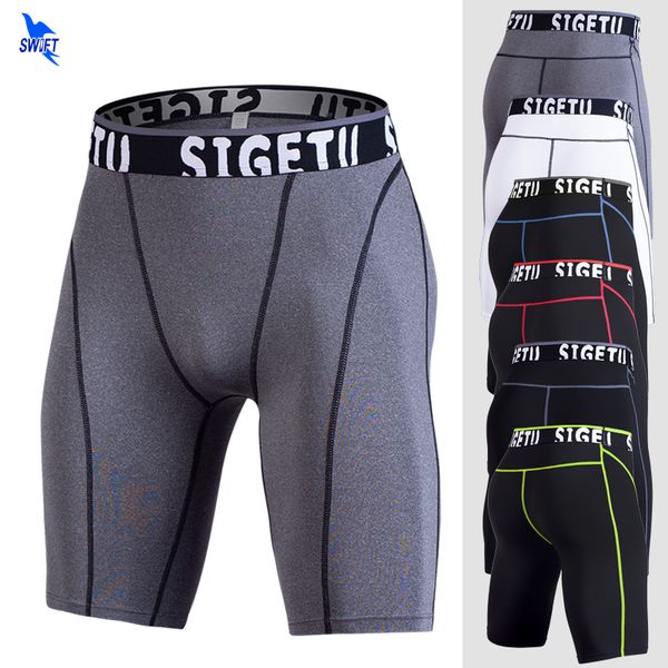 

running pants 2021 compression tights men short training fitness sports leggings gym jogging shorts male yoga bottoms sportswear, Black;blue