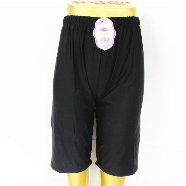 

2019 плотные против воздействия женские брюки лето безопасности ice шелковый 5 очков поножи безопасности брюки тонкий женский 5201 # -1, Black