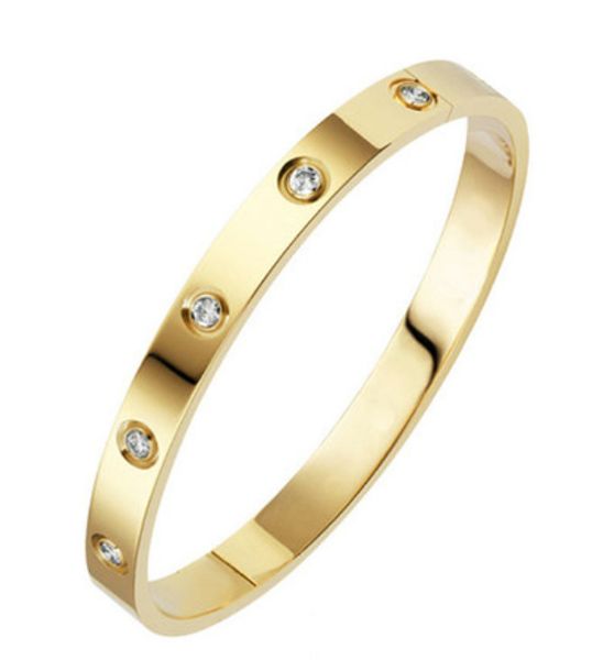 

metal bracelet high-grade women korean fashion zircon couple accessories wholesale gifts exquisite crystal luxury bangles, Black