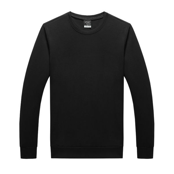 

men's hoodies & sweatshirts sweatshirt men spring autumn sportswear clothing mens casual coat zipper male o-neck outwear size -5xl, Black