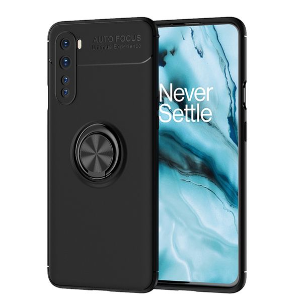 Macio TPU à prova de choque de proteção caso titular metal Kickstand Car Magnetic montar para OnePlus Nord 1 + nord 1 + 8 Pro 1 + 7 1 + 7T 1 + 6 1 + 6t